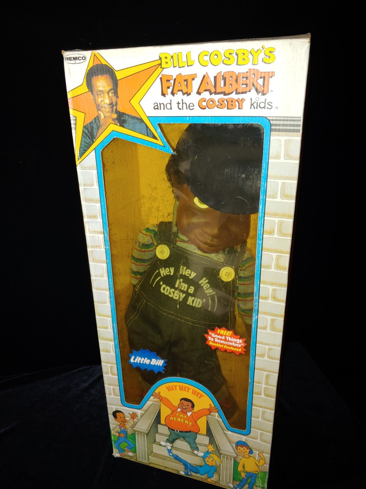 REDUCED! Vintage Remco 1985 Fat Albert Cosby Kids Little Bill 12 Inch Doll NIB