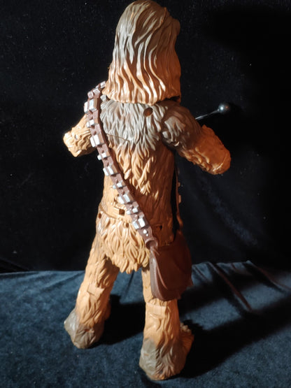 CHEWBACCA TALKING ACTION FIGURE DISNEY STORE RARE 2014 STAR WARS 15"