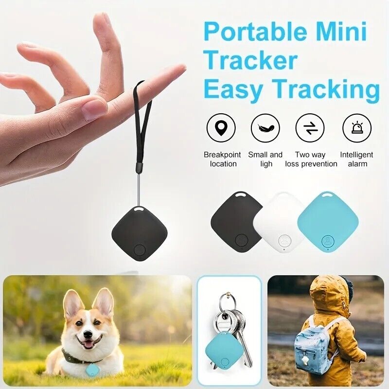 Mini Portable Gps Bluetooth Device Tracker Pets Kids Car Keys Locator