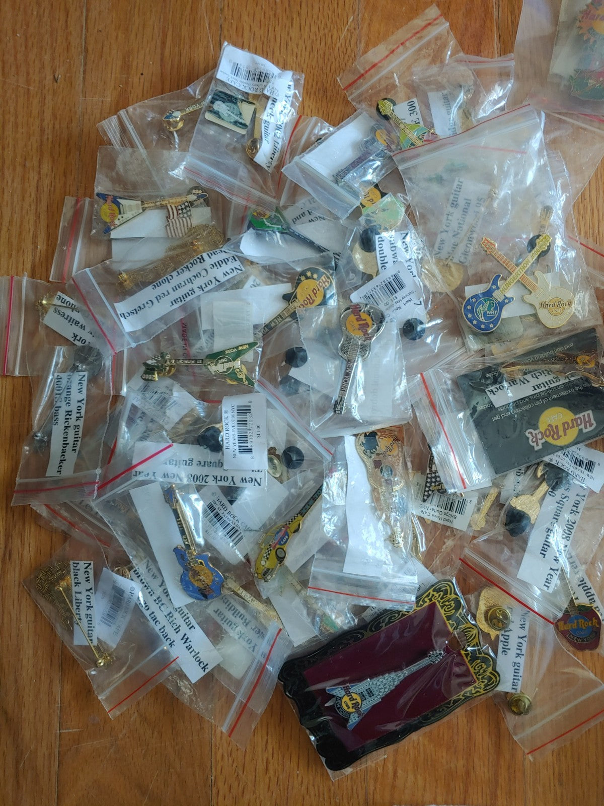 REDUCED! Hard Rock Cafe Pin Lot about 225-see desc