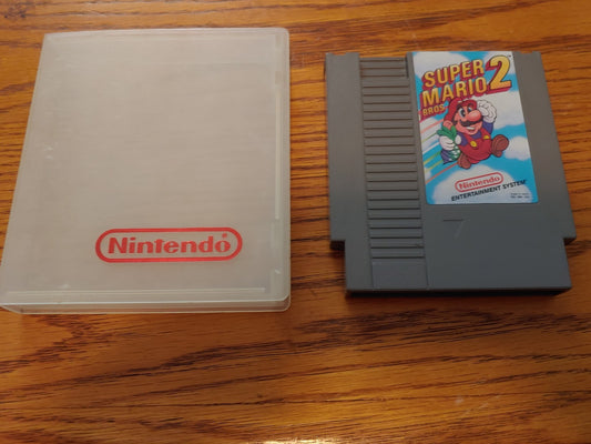 Super Mario 2 NES 1985 Video Game Cartridge Great Condition w/Original Case