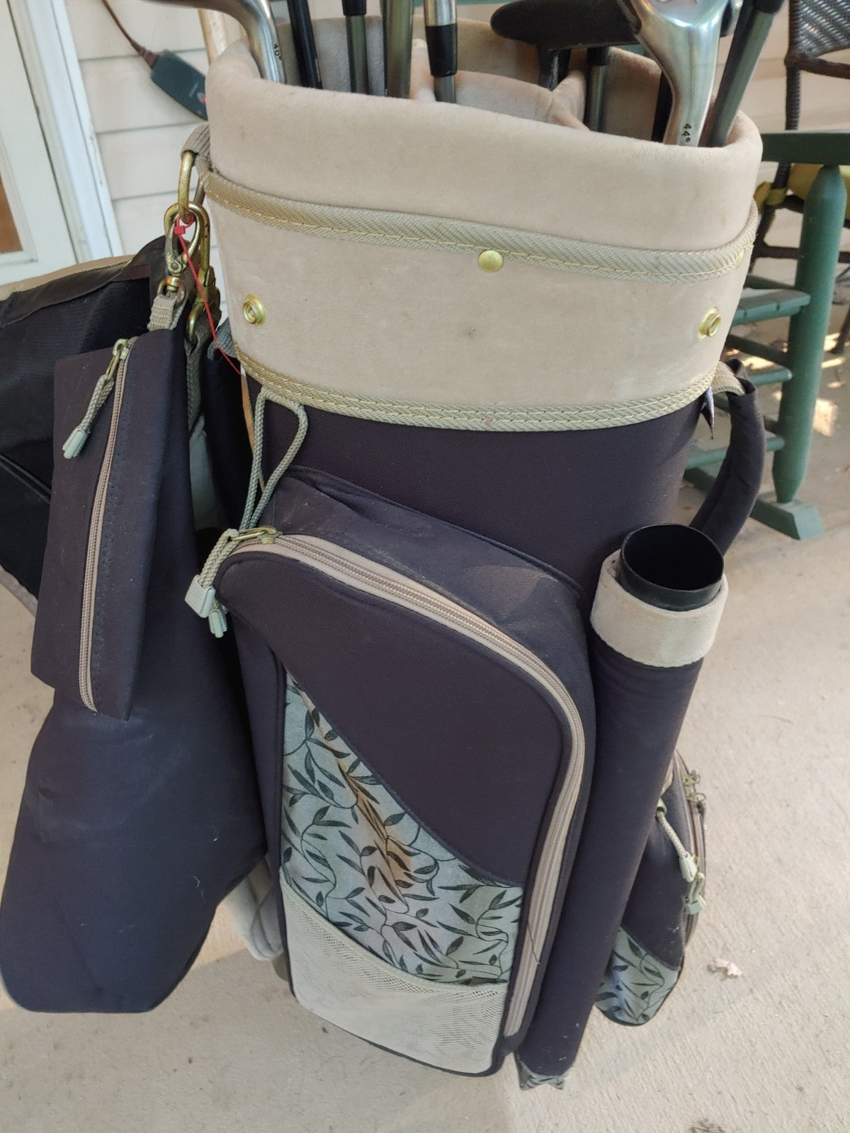 Top Flite AHS golf club set 3-PW +, Taylormade Driver, 2 Hybrids, Putter, Bag