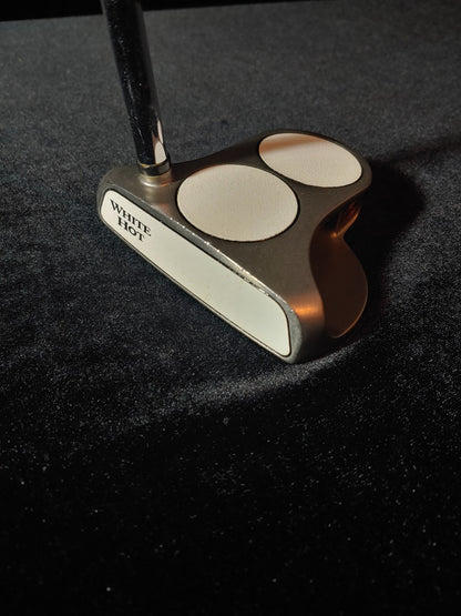 LH Odyssey White Hot 2-Ball Putter New Super Stroke Grip 34.5”