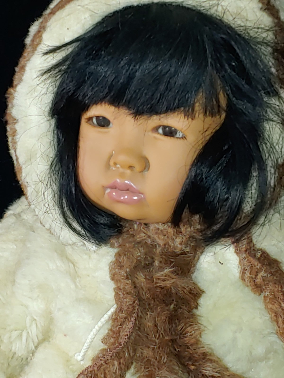 Gotz Carlos Eskimo Girl Doll Sheepskin* Coat Swede* Pants Large 24"