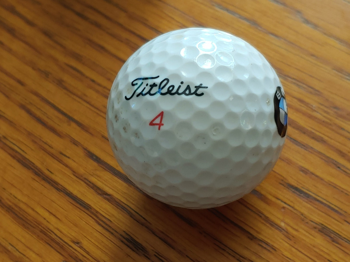 NEW! Wheaties Logo Tiger Woods BMW LOGO 4 Golf Balls Titleist DT