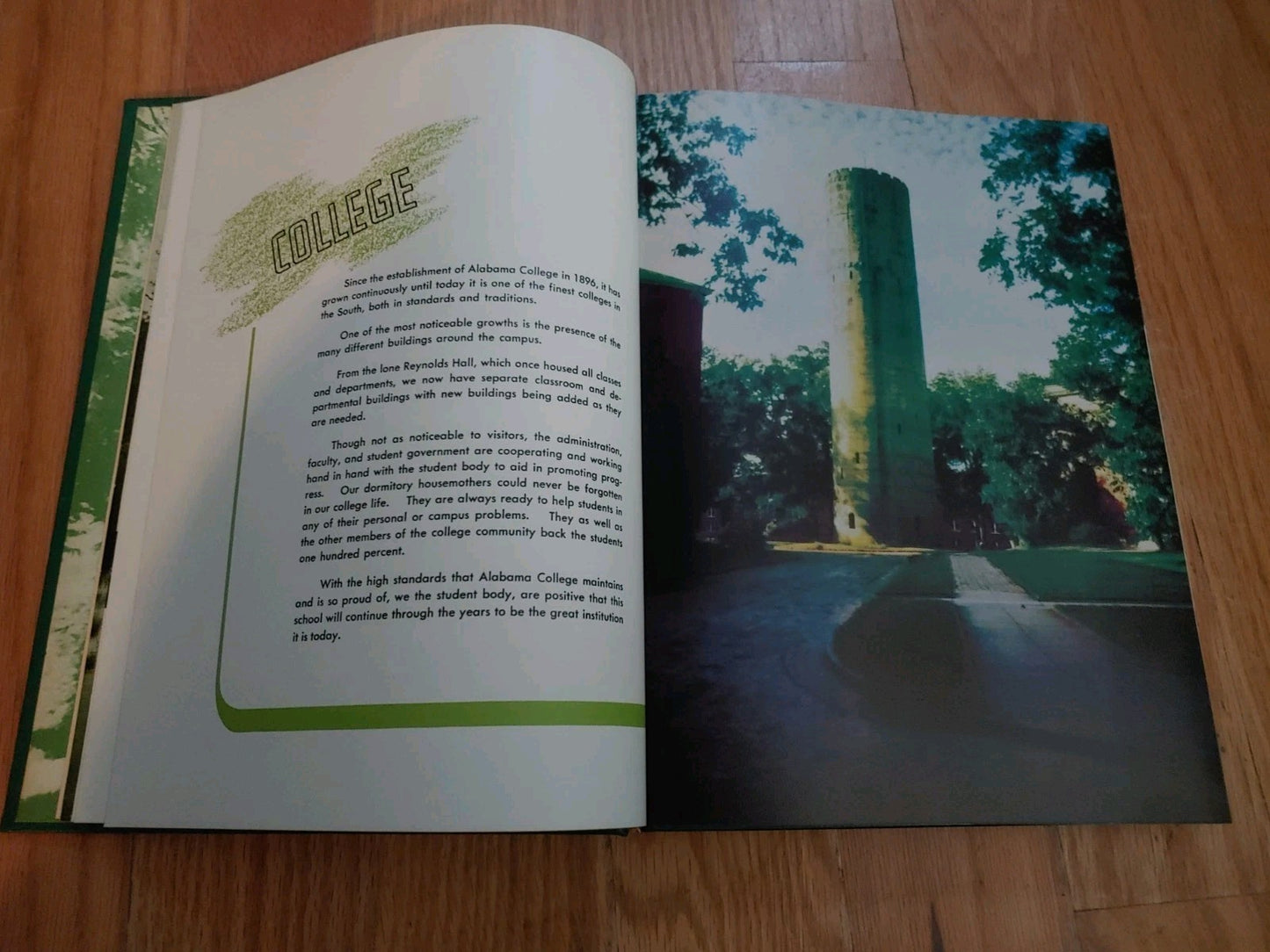 Vintage 1952 Alabama College Montage Yearbook Annual