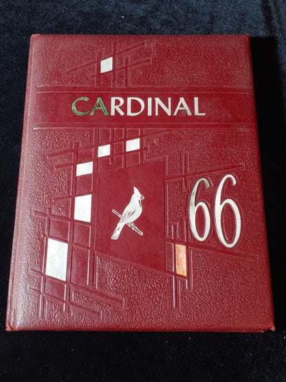 Vintage 1966 Adairville High The Cardinal Annual Yearbook Clean