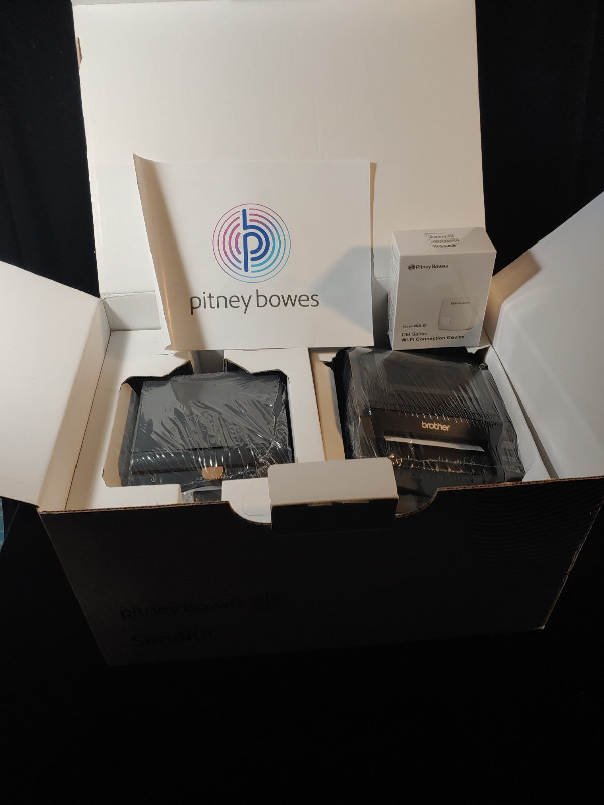 PITNEY BOWES SENDKIT SHIPPING SCALE & LABEL PRINTER SEALED QL-1050 WIFI