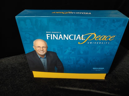 NEW! Dave Ramsey's Financial Peace University kit box money slipcase Book CDs