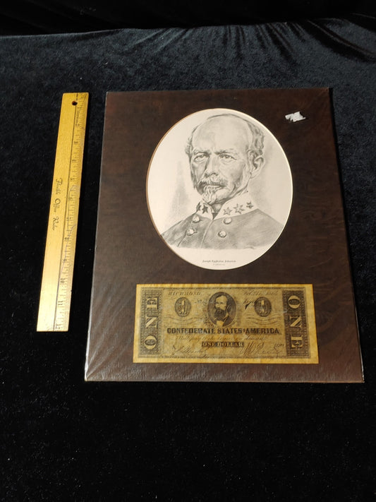 Civil War Photo Currency Reproduction 14x11 Matted Sealed