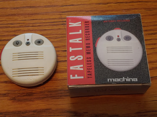 Vintage Machina Fastalk Memo Recorder New Batteries