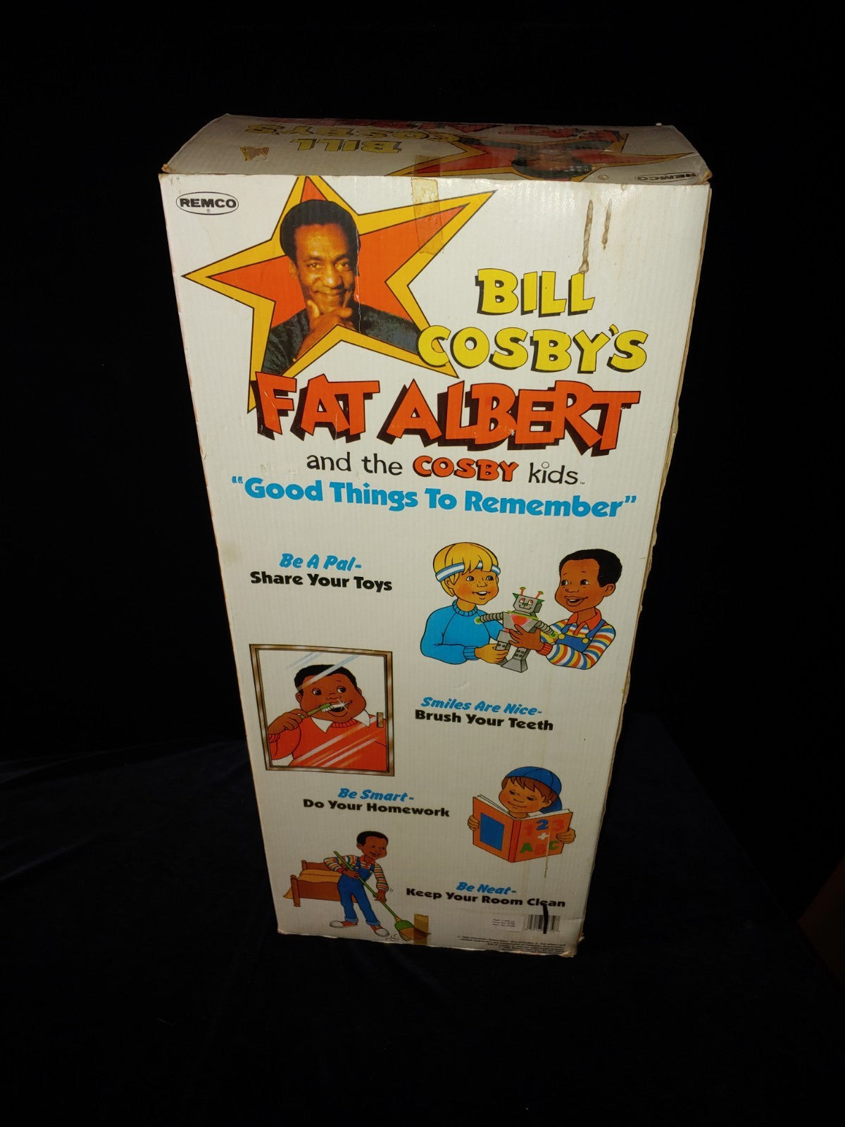 REDUCED! Vintage Remco 1985 Fat Albert Cosby Kids Little Bill 12 Inch Doll NIB