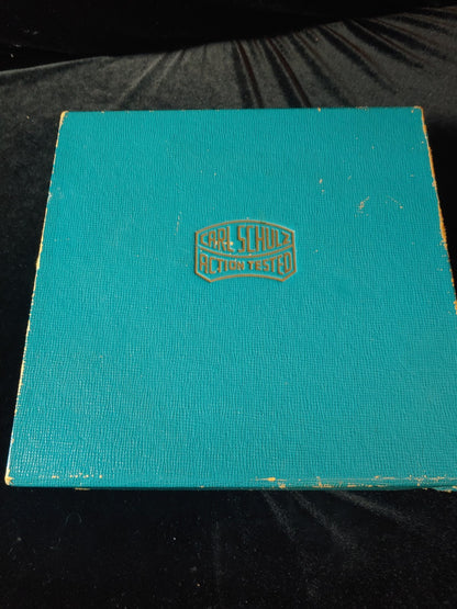 Vintage Carl Schultz Binoculars 10x50 Featherweight With Case Great Condition