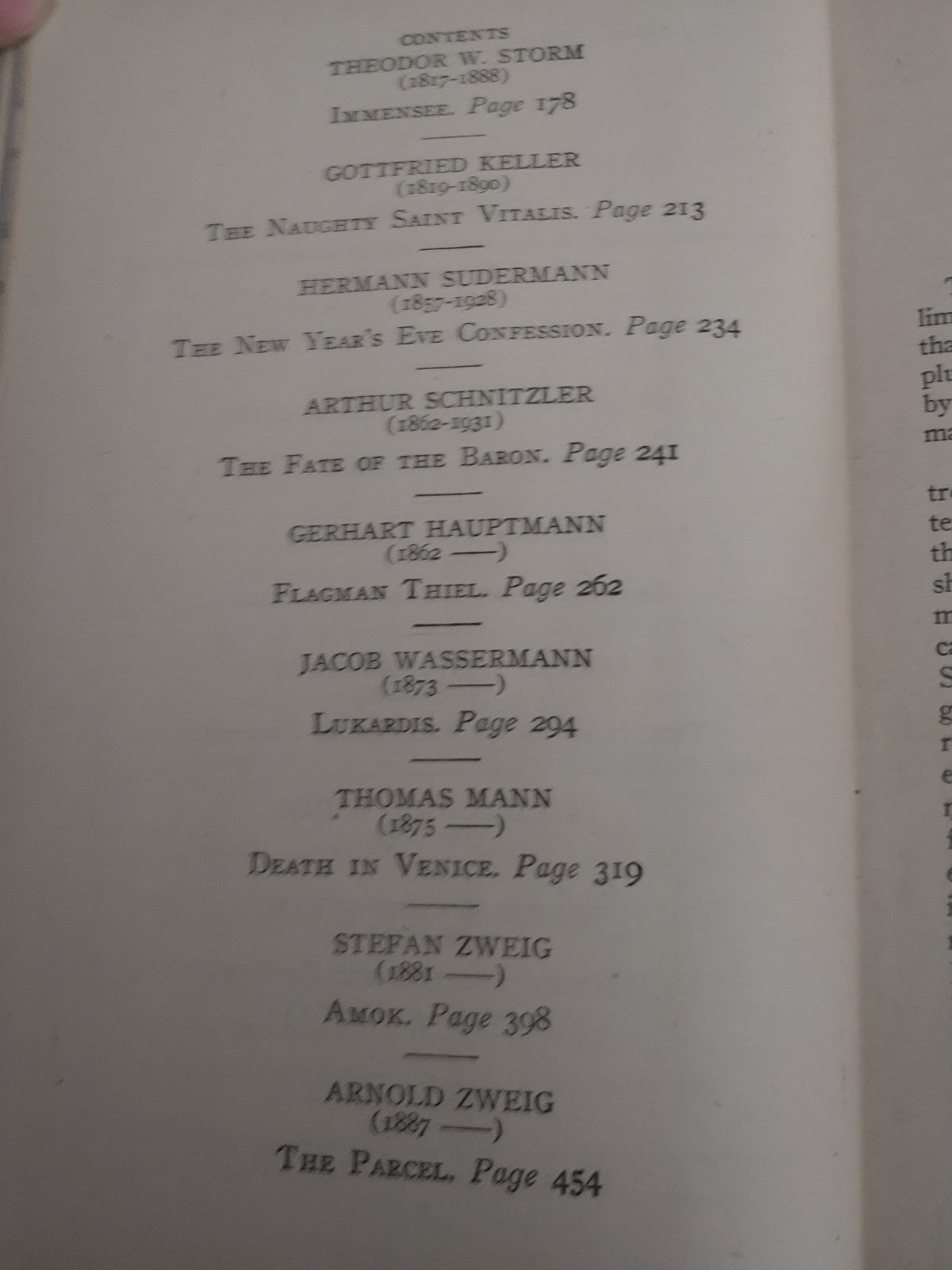 GREAT GERMAN SHORT NOVELS AND STORIES Modern Library 1933