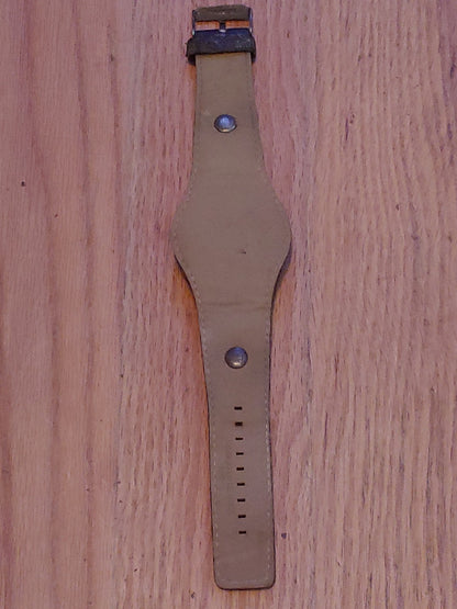 Quartz Watch Analog And Digital Unbranded w/ Faux Leather Strap