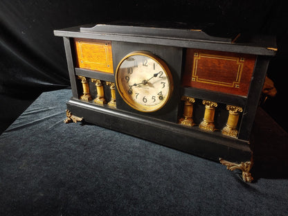 Rare Ingraham Mantel Clock Palace Model Works Great!