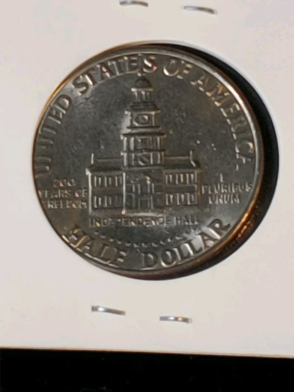 1776-1976 D Eisenhower Type 2 Dollar & Kennedy 1/2 Dollar Bicentennial