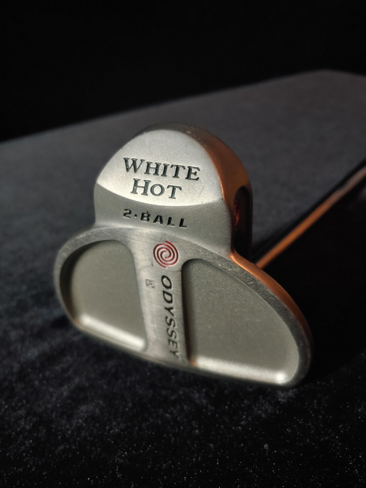 LH Odyssey White Hot 2-Ball Putter New Super Stroke Grip 34.5”