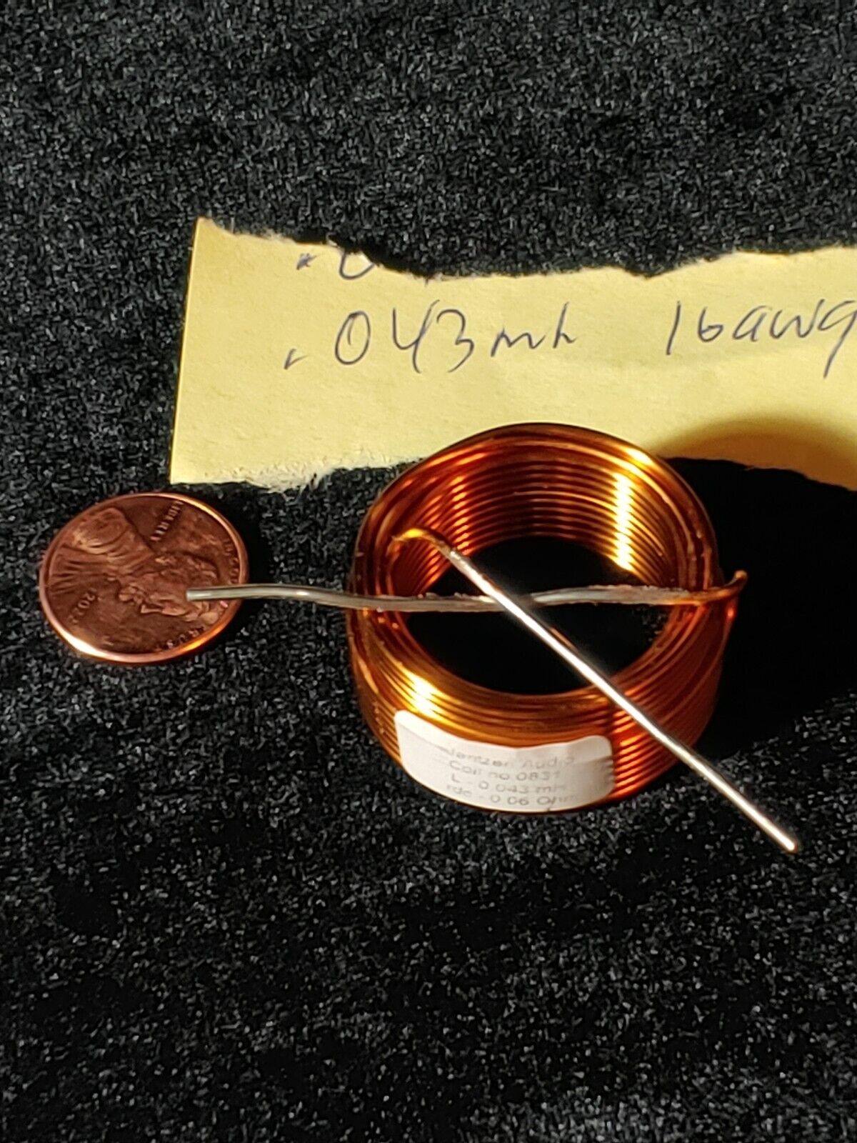 New! Wire Copper Coils .013-.82mh 14-22AWG Speaker Crossover Inductor