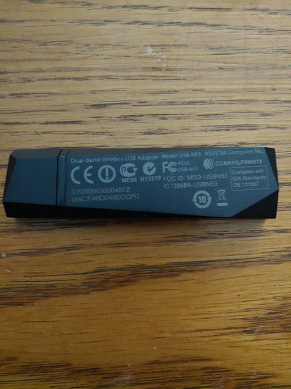 ASUS USB-N53 Wifi Adapter.  Dual-Band 300 Mbps Wireless