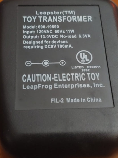 Leapster Toy Transformer Direct Wall Plug genuine AC adapter original 690-10590