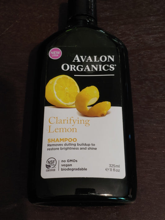 NEW! Avalon Organics Revitalizing Shower Strengthen Shampoo Lemon 11oz