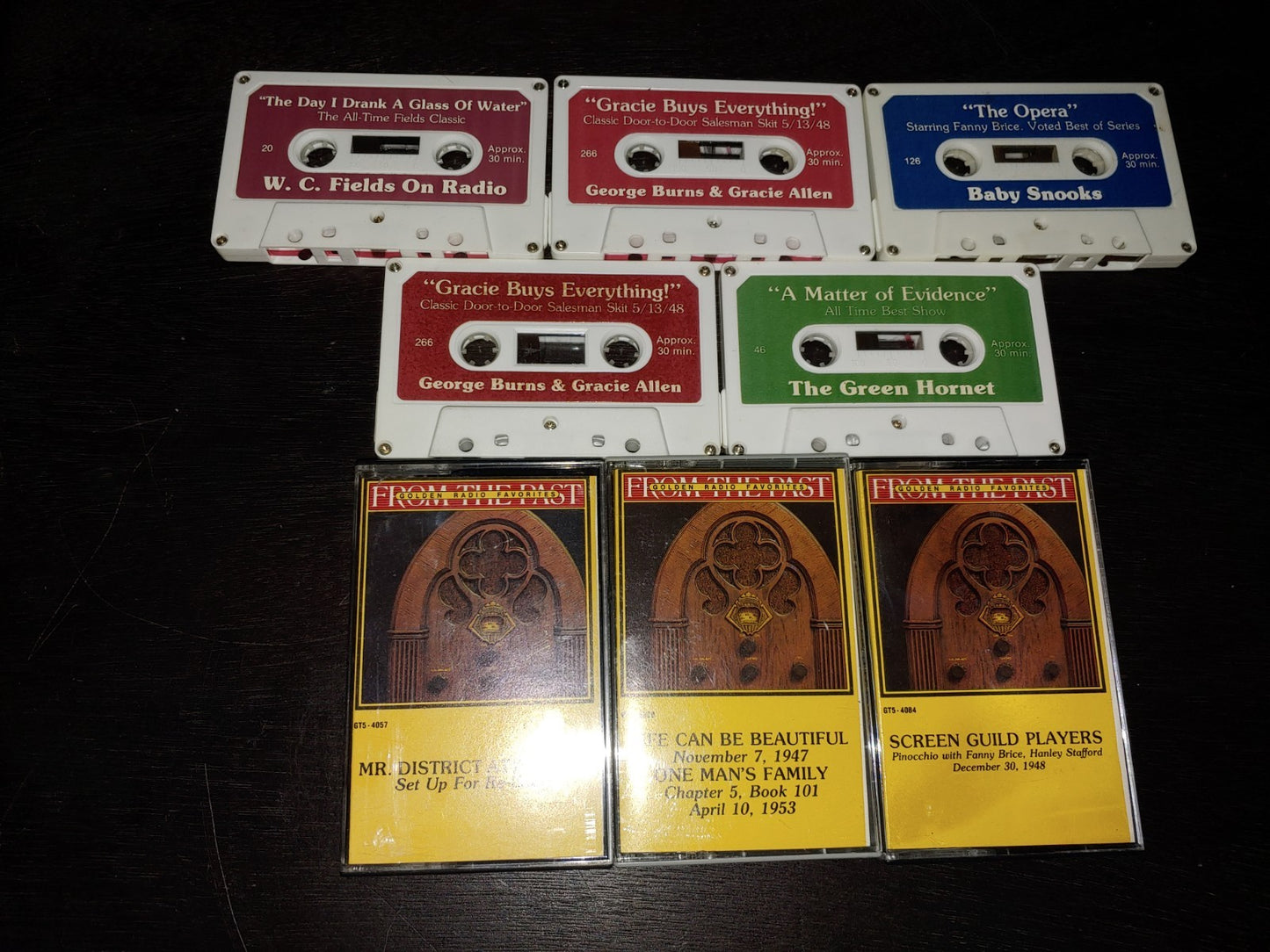Vintage Collection Radio ReRuns Golden Radio Favorites Cassette Tapes