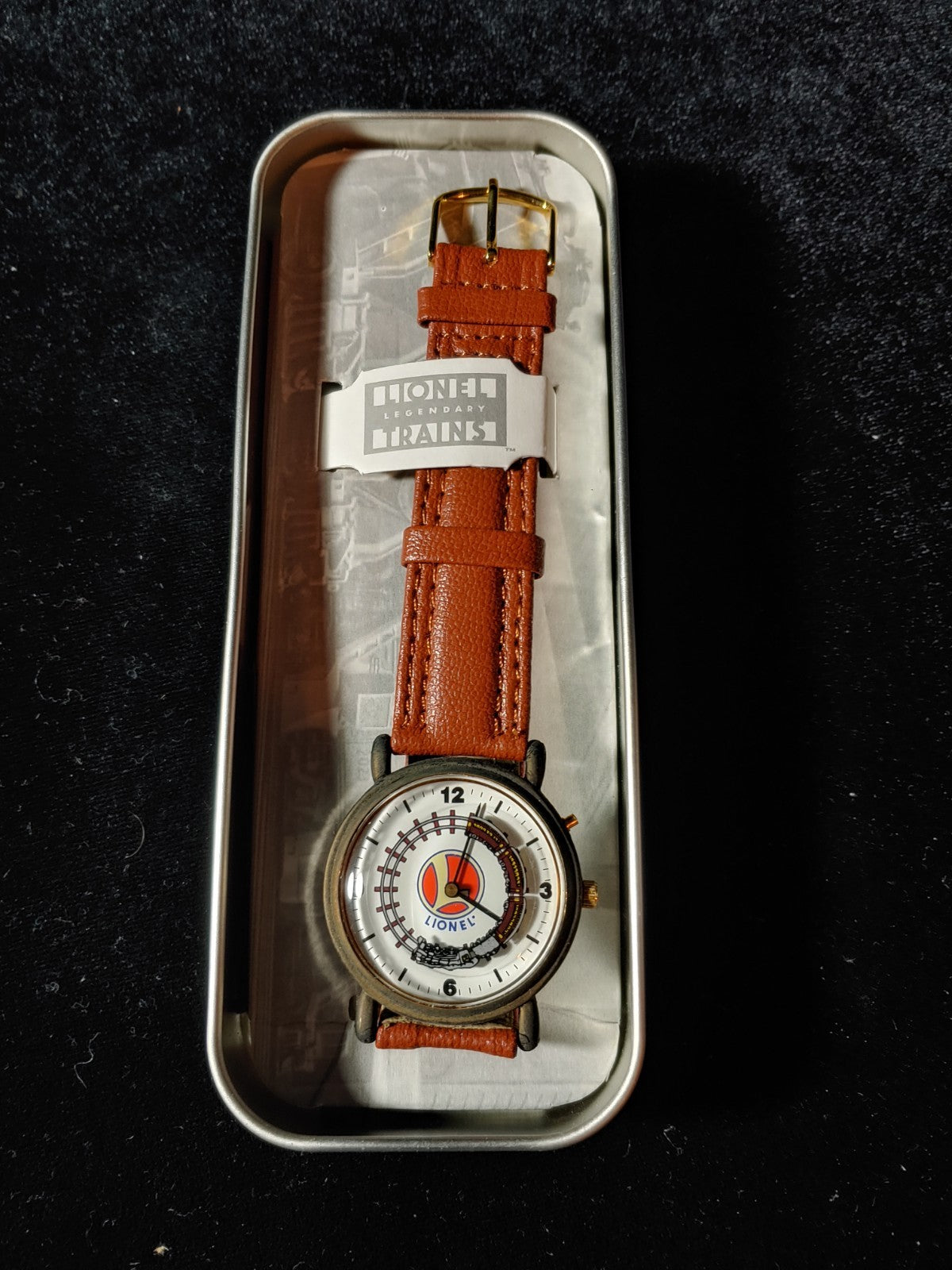 Vintage Lionel Train Watch in Collectors Tin