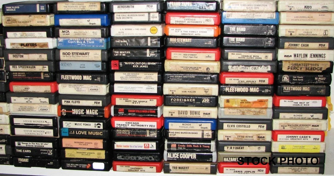 8 Track Tape Collection Rock, Metal, Country, Easy Listening