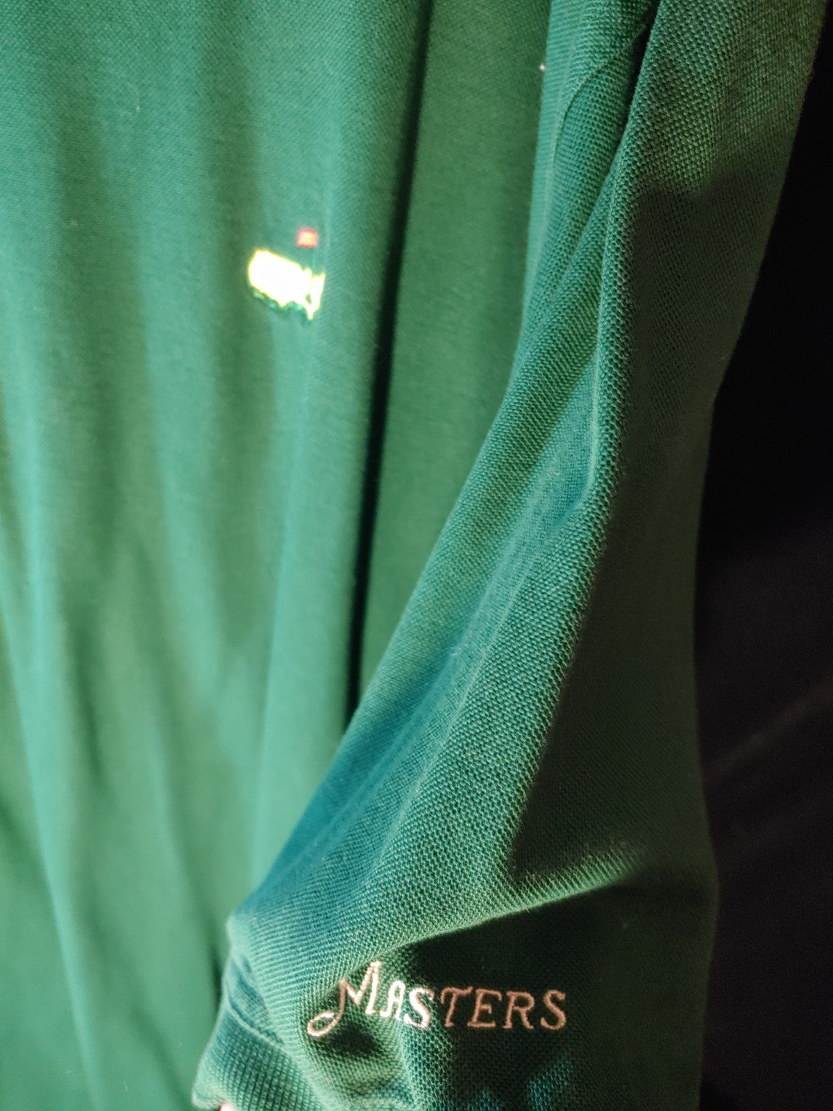 Augusta Masters Collection Dark Green XL Short Sleeve Polo Peter Millar