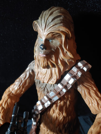 CHEWBACCA TALKING ACTION FIGURE DISNEY STORE RARE 2014 STAR WARS 15"