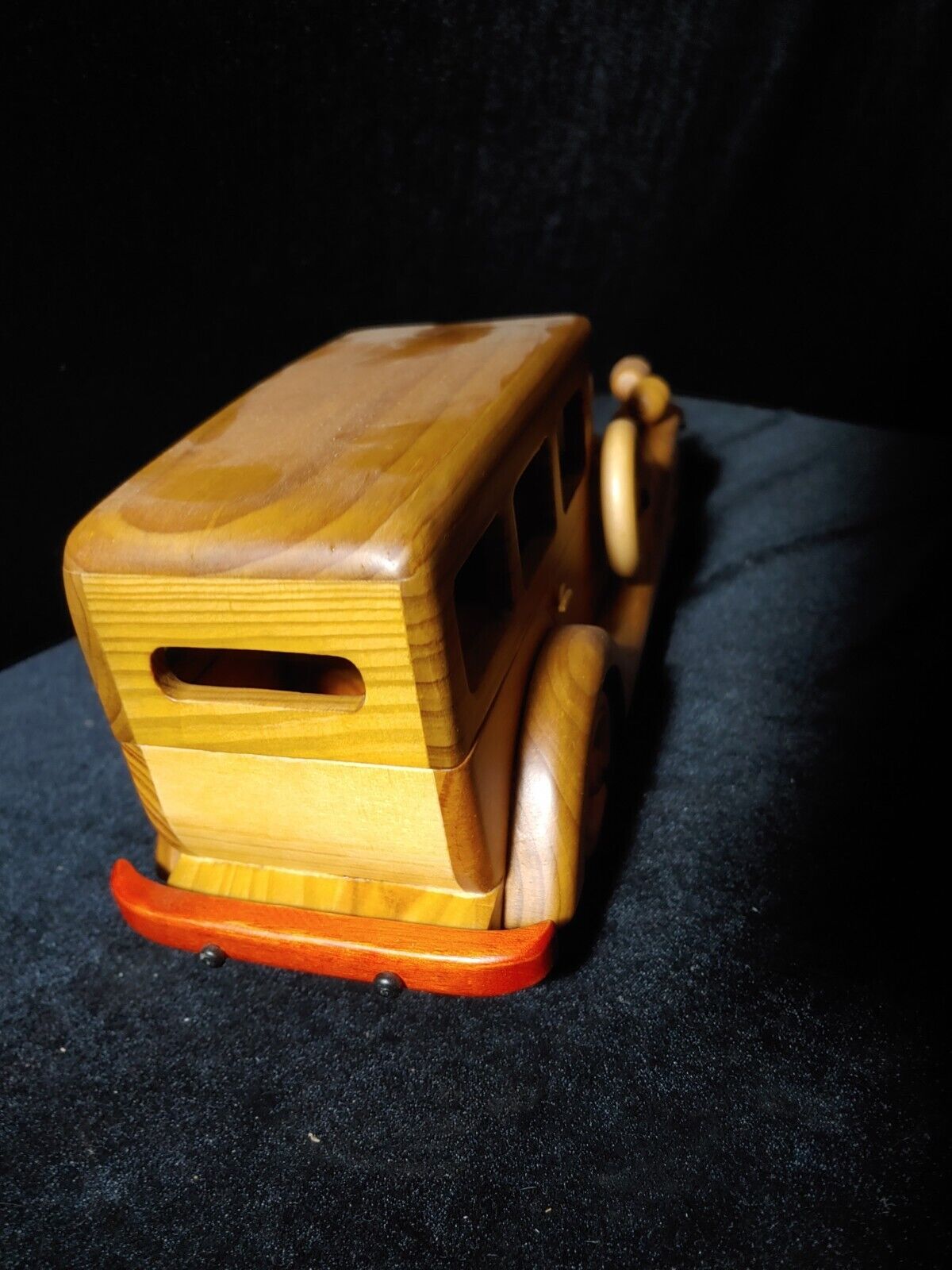 Vintage 30's Rolls Royce Wooden Car Model Handmade Perfect Condition