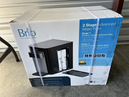 Brio 2-Stage Filtration Countertop Water Cooler Dispenser