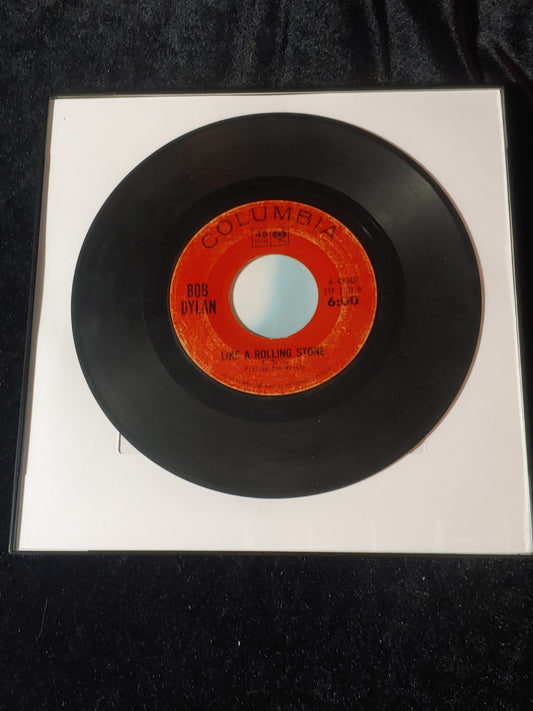 FRAMED BOB DYLAN LIKE A ROLLING STONE 7" 45 RECORD 1965