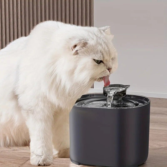 New! 2.2L Automatic Electric Cat Dog Water Fountain Pet Drinking Dispenser Bowl