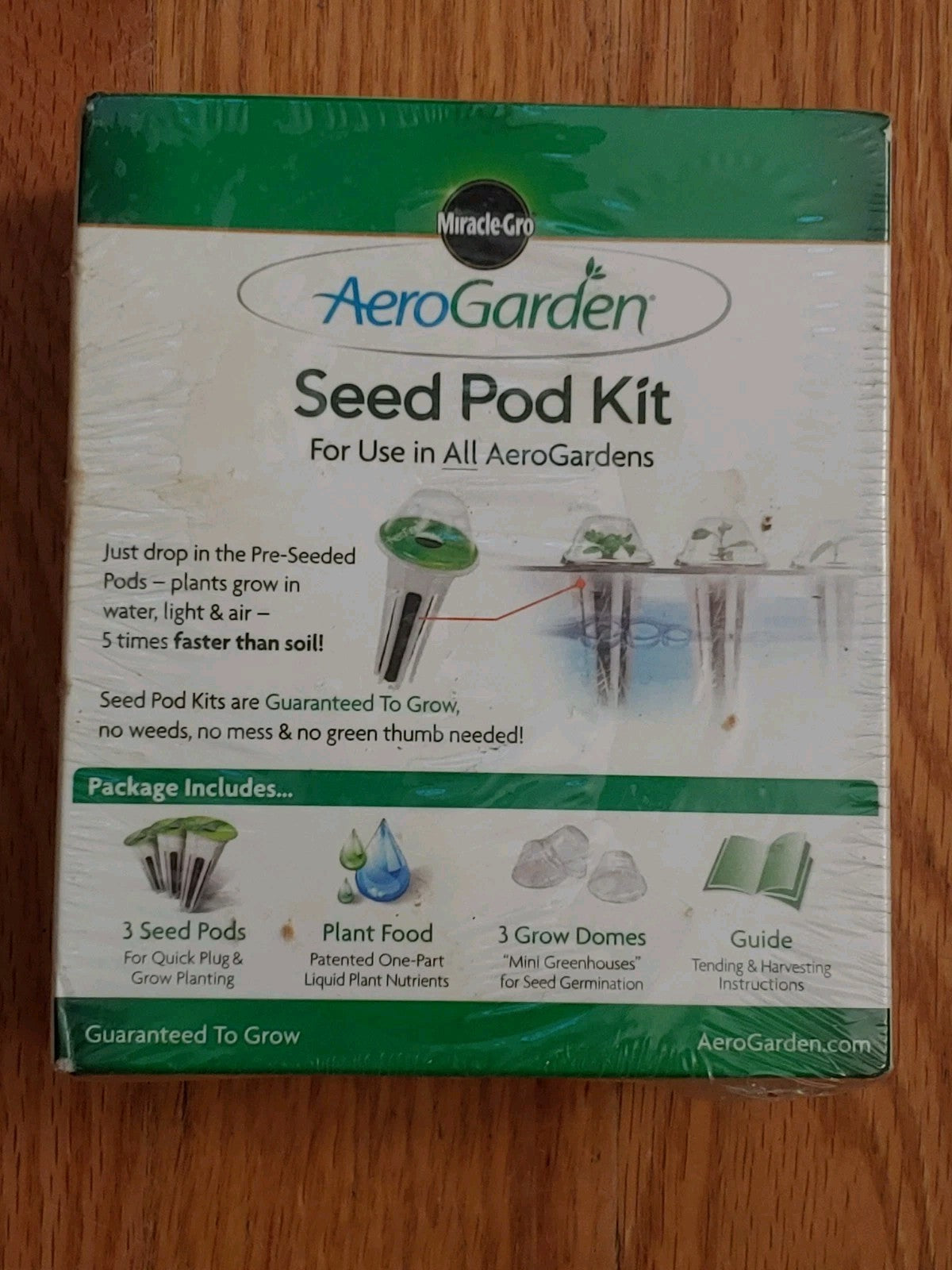 NEW! AeroGarden Seed Pod Kit Heirloom Salad Greens Sealed