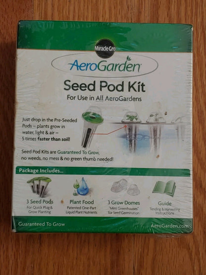 NEW! AeroGarden Seed Pod Kit Heirloom Salad Greens Sealed