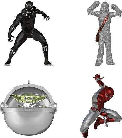 REDUCED! 2023 Hallmark STAR WARS & MARVEL HEROES Disney 100 Years Ornaments Set
