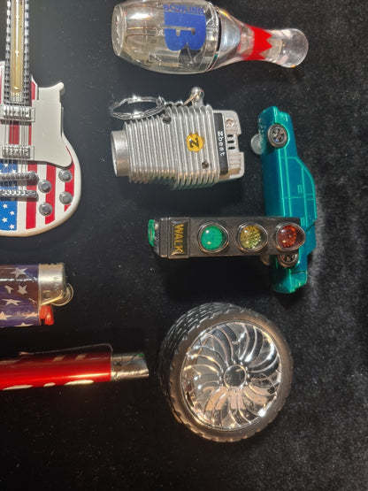 Novelty Used Butane Lighter Lot Untested Great Condition
