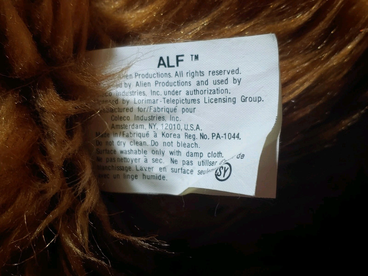 Vintage ALF 18" Talking Plush Doll 1986 Alien Productions Great Condition