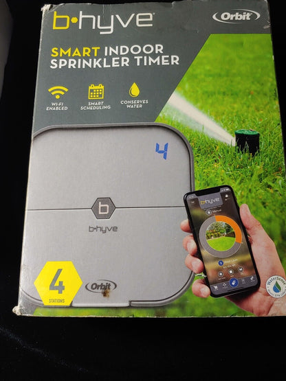 Orbit B-Hyve 4 Zone 57915 Smart Wi-Fi Sprinkler Controller