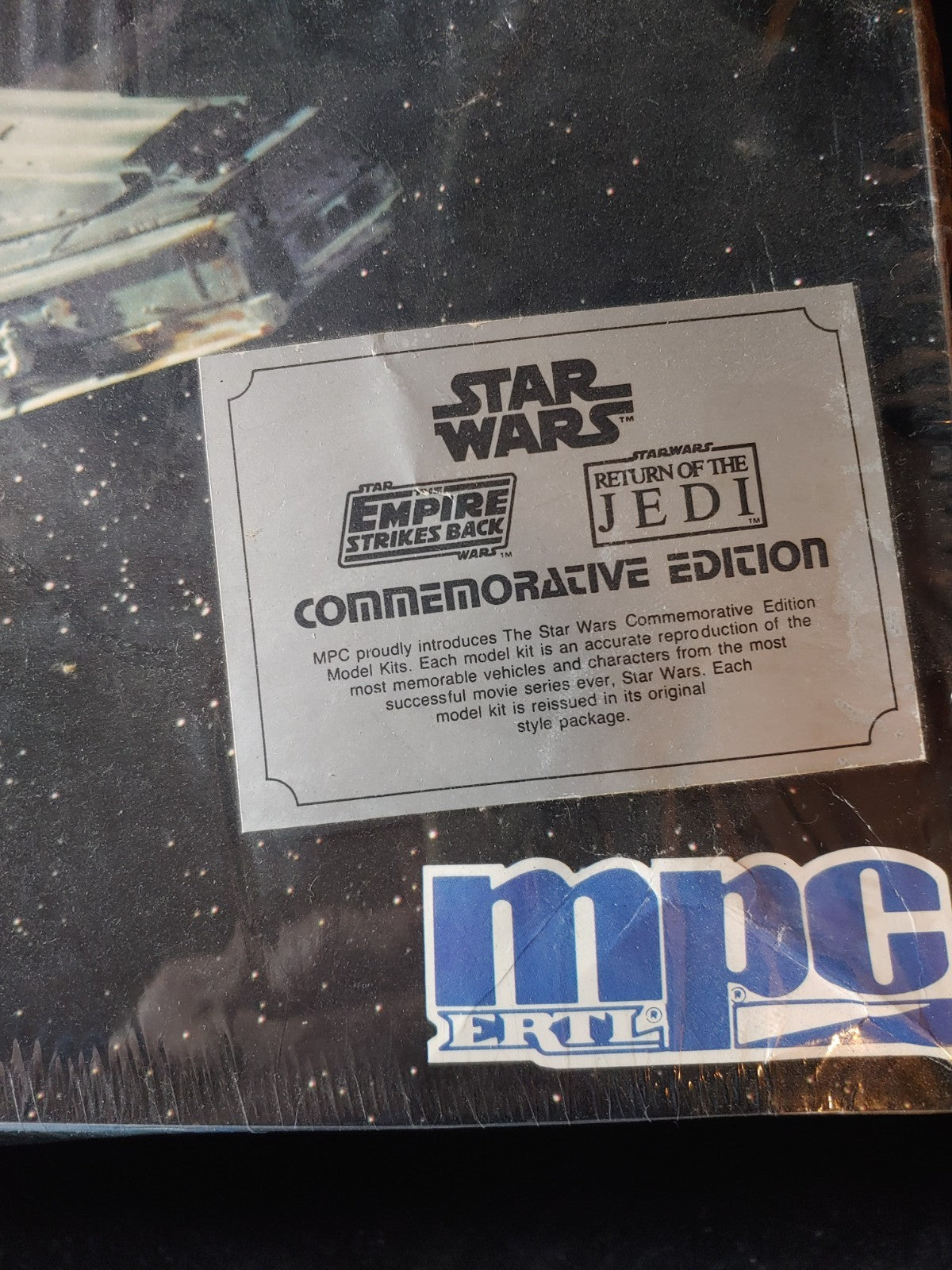 Star Wars Return Of The Jedi Model Millennium Falcon MPC Ertl #8917