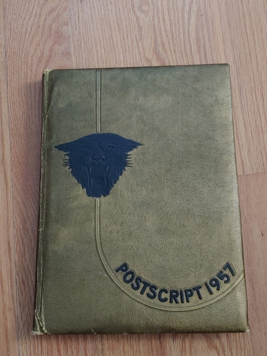 Vintage 1957 Postscript Murfreesboro TN Central High School Yearbook Annual