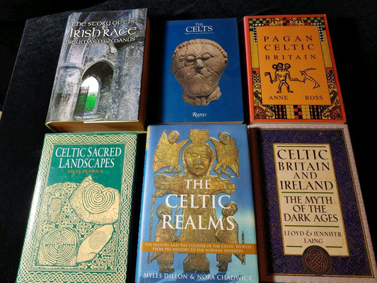 Irish/Celtic 6 Book Lot Myles Dillon, Anne Ross, Rizzoli, Nigel Pennick +2