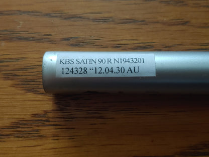 3 KBS Tour 90 Satin Finish KBS 90 Regular Flex Shafts 1 Uncut, 5 & 8 Irons