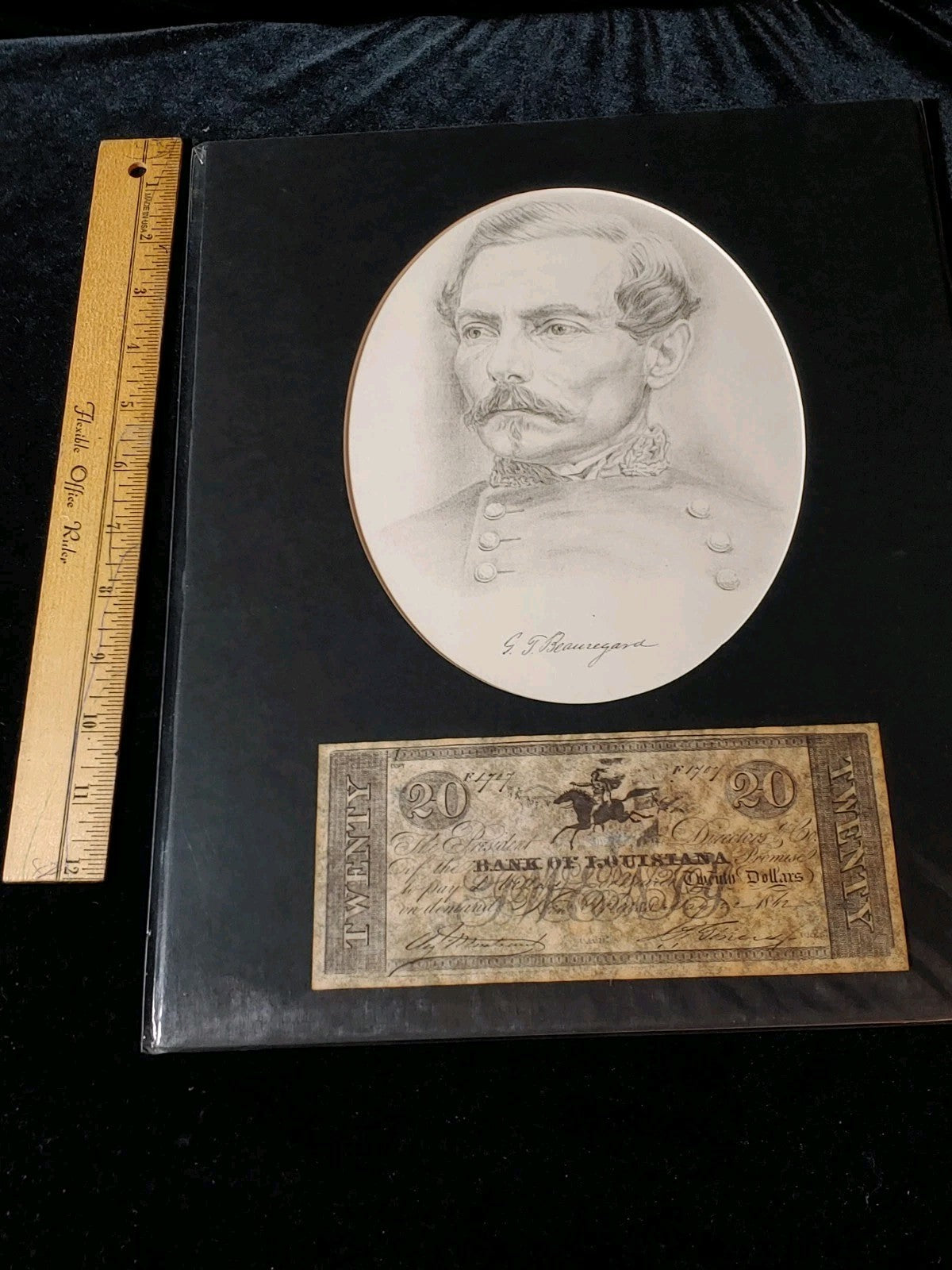 Civil War Photo Currency Reproduction 14x11 Matted Sealed