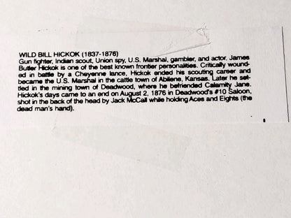 Western Photo Reproduction 14x11 Matted Sealed