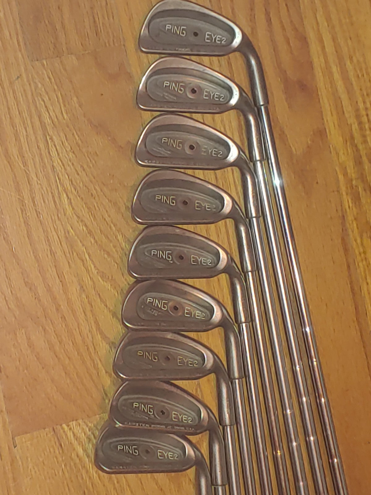 Ping Eye2 Black Dot Iron Set 2-PW Regular Flex Steel Ping Shafts Tour Wrap Grips
