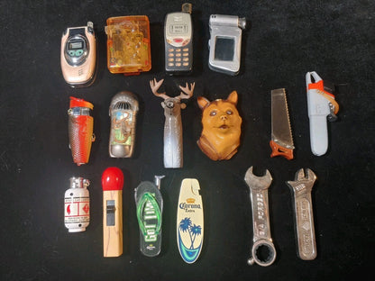 Novelty Used Butane Lighter Lot Untested Great Condition