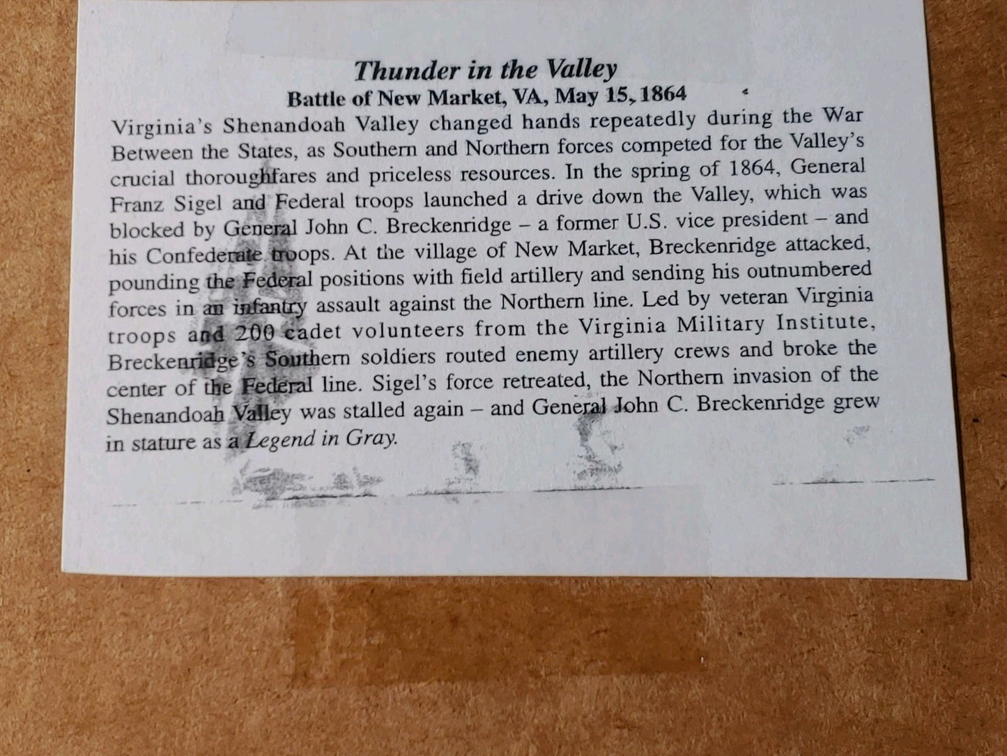 Civil War Photo Currency Reproduction 14x11 Matted Sealed